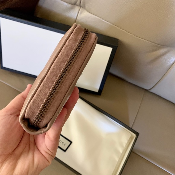 X NFS XGucci Marmont zip around wallet- full size - Picture 6 of 12